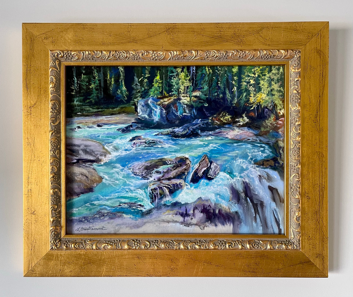 Lisa Dautremont - Along the Kicking Horse River