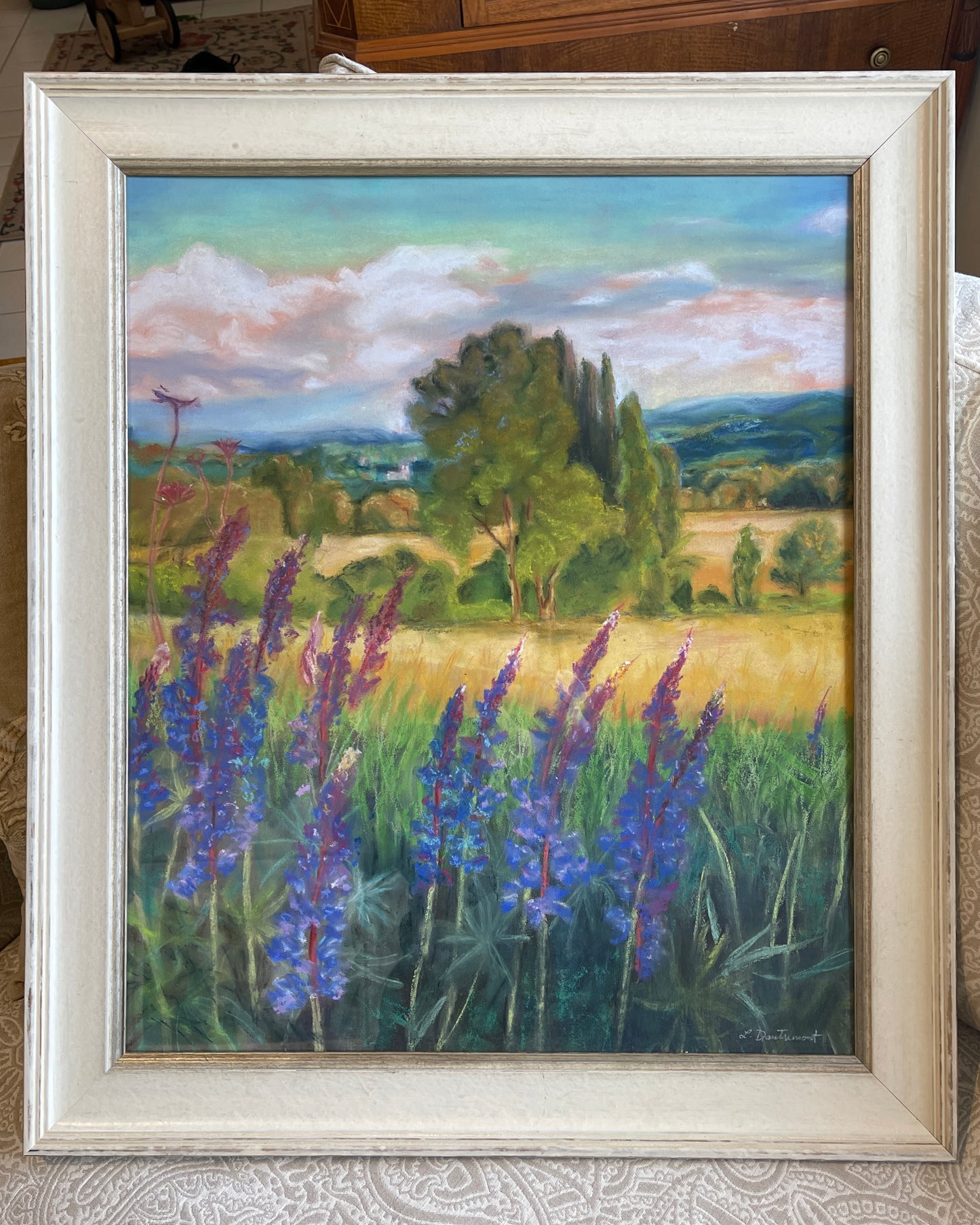 Country Lupins - Original Painting