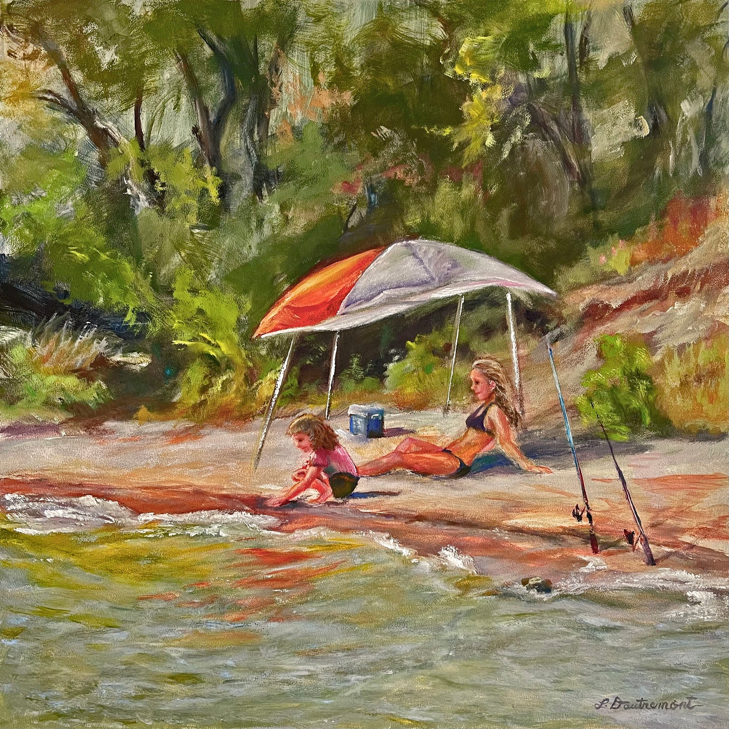 Day At the Beach - Original Painting