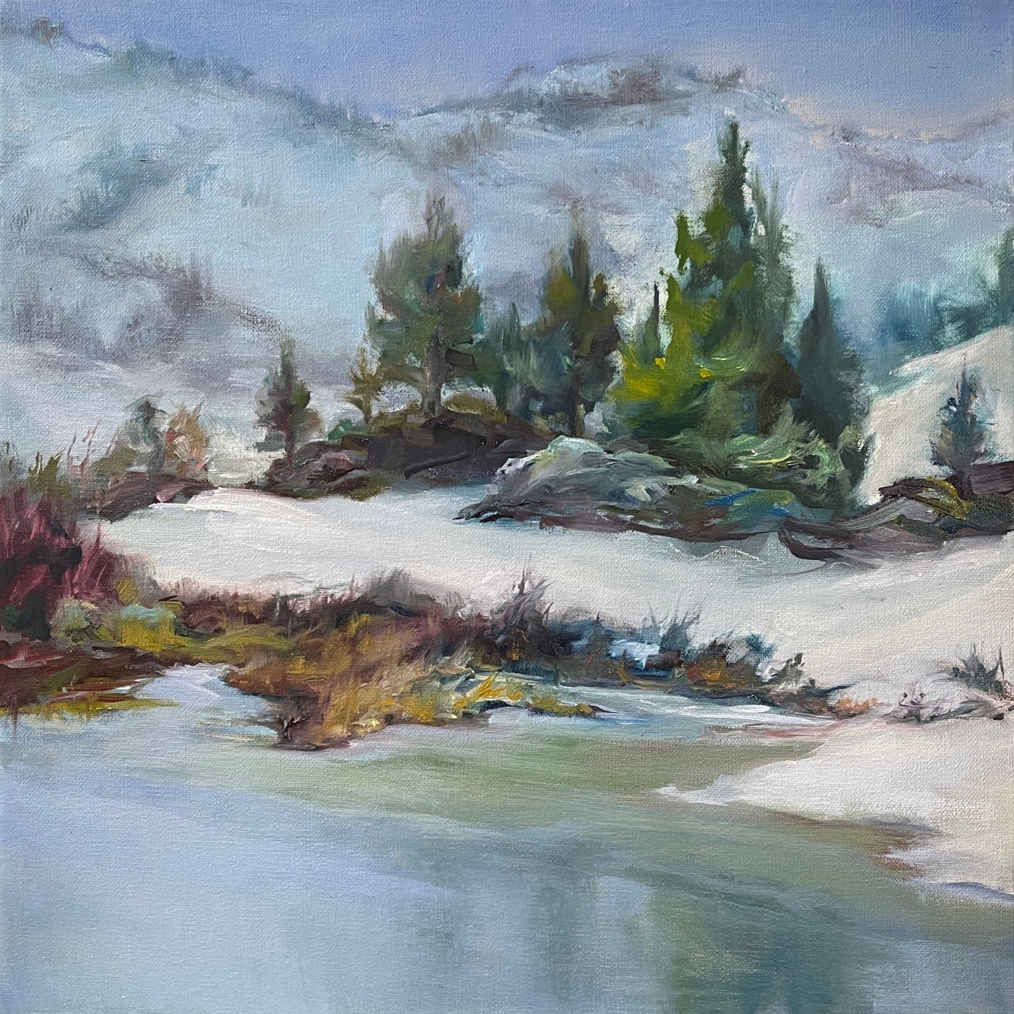 Beartooth Pass in June - Original Painting