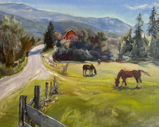To Greener Pastures - Original Painting
